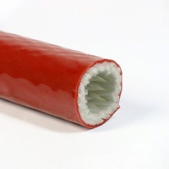 Silicone/Fiberglass Fire Sleeving High Temp Insulation Sleeve Φ4-100mm Red