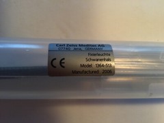 Carl Zeiss AG Medical Gooseneck 1364-513 & Extra Blinkdiode 301350-9052-000