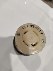 HUBBLE 231A TWIST LOCK FLANGED FEMALE INLETS 4 WIRE LOCKING PLUG 30A 125/250V