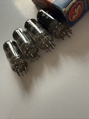 Lot Of 4: Tung-sol 6186 / 6AG5 Vacuum Tube – NOS NIB Tu17