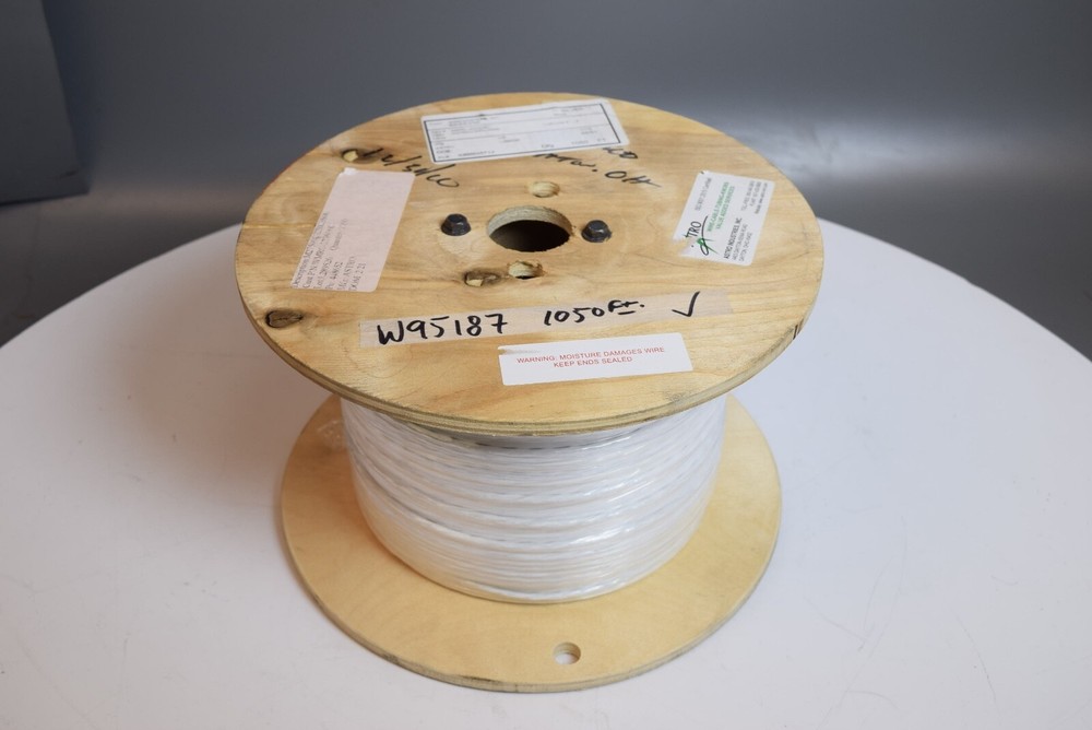 Teflon Jacket M27500-22RC3S06 Silver Wire 22 AWG 3/C Shielded 1050′ Military