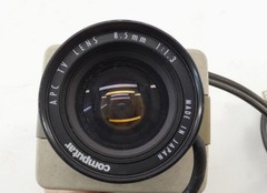Ikegami ICD-7020 CCD Color Camera 120VAC 5W Computar 8.5mm 1:1.3 Lens
