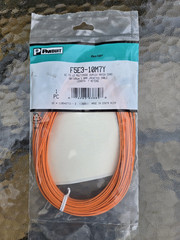 PANDUIT F5E3-10M7Y (NEW} SC to LC Multimode Duplex Patch Cord Length: 7 Meters
