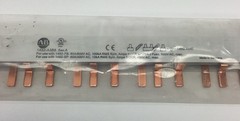 Allen Bradley 1492-A3B8 / 35301 3-Pole Buss Bar, 80-Amp, 1 Meter
