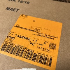 TE Connectivity AMP Connector, 7-1452668-1, 250pcs pack Cut Tape