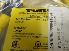 Turck RK40-2M Cable Lot of 4!