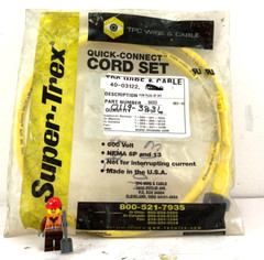 84303 TPC Super-Trex *NOS* Quick-Connect, 3 Pole, Female, Cable