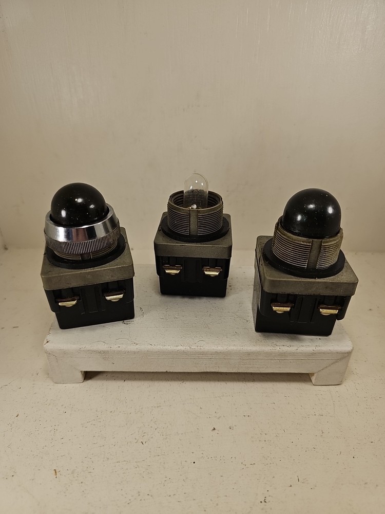 Used Lot Of 3 Maruyasu Electric Pilot Lamps P100V-110V