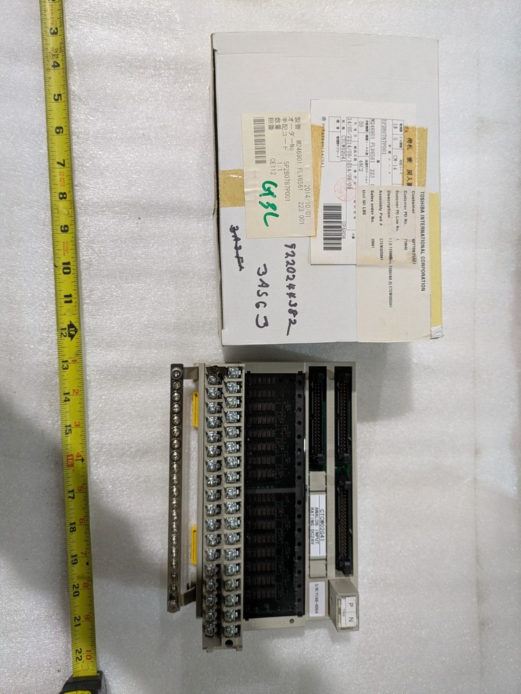 Toshiba CTCW02G41 Analog Input Module 24VDC PLC Automation OEM Component Part