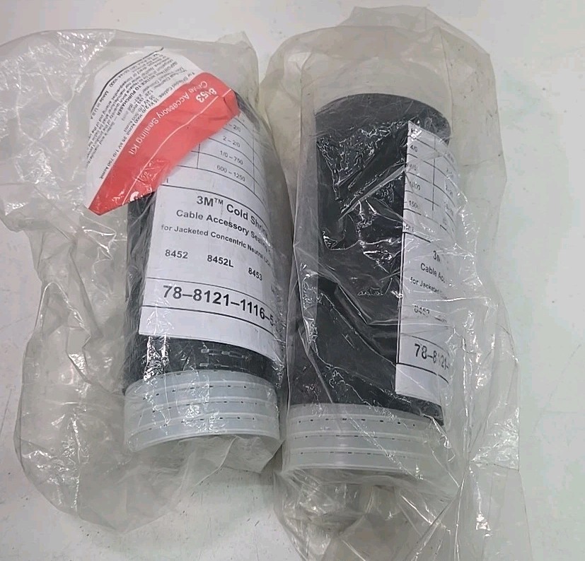 Lot of 2 – 3M 8453 Cable Accessory Cold Shrink Sealing Kit Kits