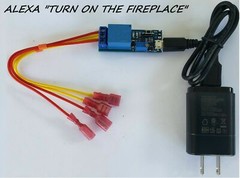 Voice Control your Fireplace. Works with ALEXA for Millivolt Gas – 4 Wire