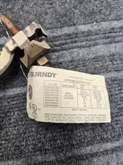Burndy GAR3903BU 1-1/4-2″ Ground Connector 4 to 4/0 AWG Stranded