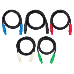 CAM LOCK 4/0 TYPE W Entertainment ,Generator Power Cables 5 CABLE SET WITH CAPS