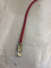4 AWG Gauge 36″ Custom Battery Cable Red Positive Terminal Car Power Wire (WP28)