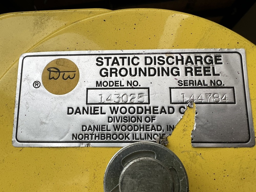 SDR50 STATIC DISCHARGE GROUNDING REEL Industrial Electric Reels Inc Made In USA