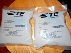 (2 Pcs),TE Connectivity / 202K153-25/225-0,Cable Boots Molded Part Straight,80mm