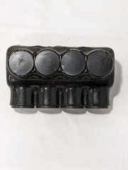 Polaris 4-Port Black Multi-Tap Pre-Insulated Connector IPLD350-4