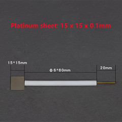 0.1-0.2mm Gold Au Electrode Holder Purity 99.99% Gold Sheet Plate Electrode