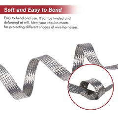 Tinned Copper Metal Braid Sleeve Flexible EMI RFI Wire Shielding Lot