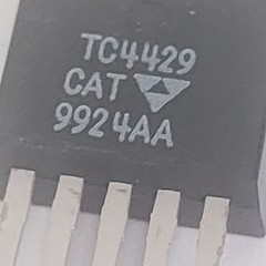Microchip TC4429CAT 6A Inverting MOSFET Gate Driver TO-220-5 NOS Lot 1