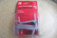 Gardner Bender GSE-402, #4/0 Service Entrance Staples, pkg of 2