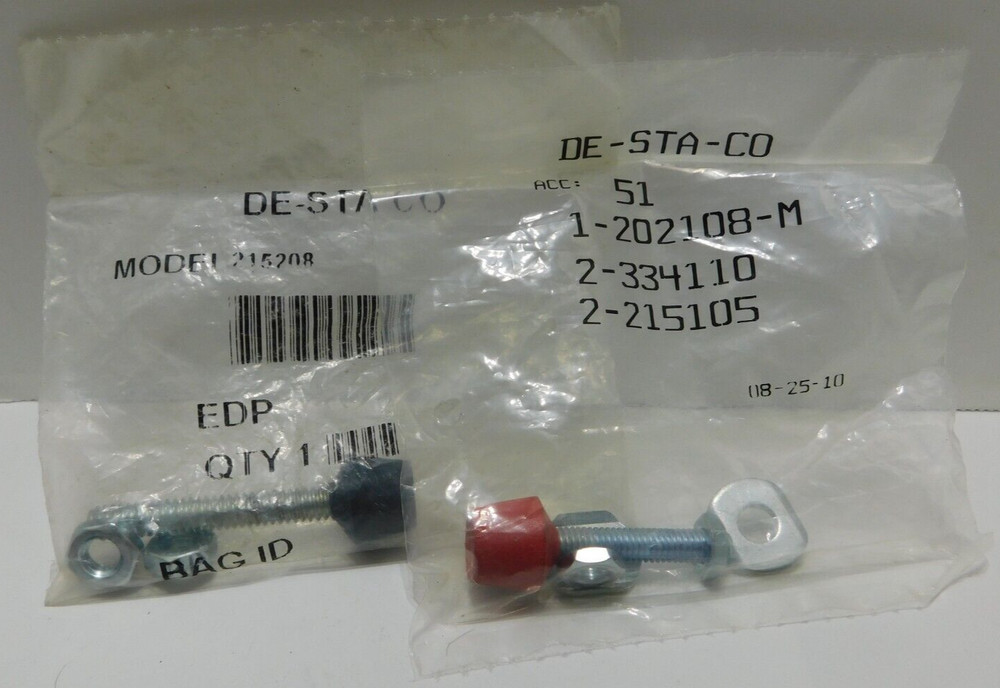 DE-STA-CO 202108-M / 215208 Negative and Positive Cap Tip Clamp Spindle Assbly