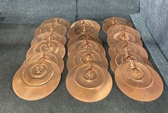 BLACKBURN Copper Ground Plate 10″ Dia #14 Sol. to 4 Str. AWG, Lot of 50*