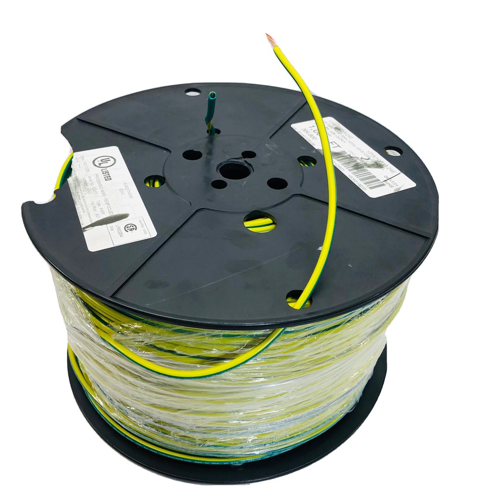 1015/10B19-24E – 10 19BC 105C 600V MTW 1015/1230 GREEN/YELLOW (1,000 FT)
