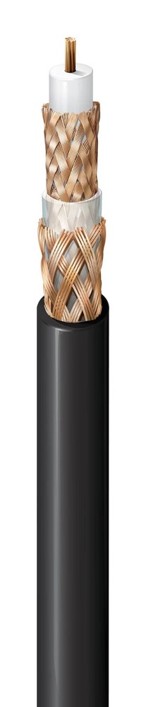Alpha Wire TRIAXIAL 9850 RG 59/U Triaxial Cable 20 AWG 75 OHM / 25 FT