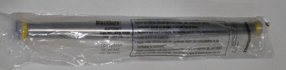 BLACKBURN AUTOSET SPLICE ATS1020 027-365-02 1/0-2/0 ACSR