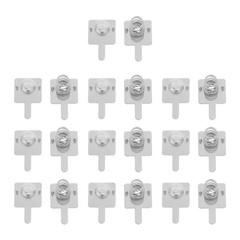 20 Pcs Battery Spring Clip Button Top Adapter Compartment Springs