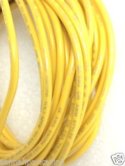 16 AWG MACHINE TOOL WIRE E-80256 UL MTW 600V BC-5W2 24Ft Yellow Qty 2
