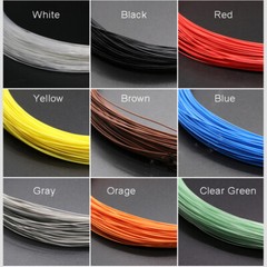 300V Silver Plated Copper Polytetrafluoro PTFE Wire Stranded Cable 30awg 28awg