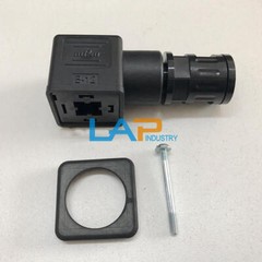 1X junction box solenoid valve bellows plug C18309N22 21D MPM B-12 DIN43650A