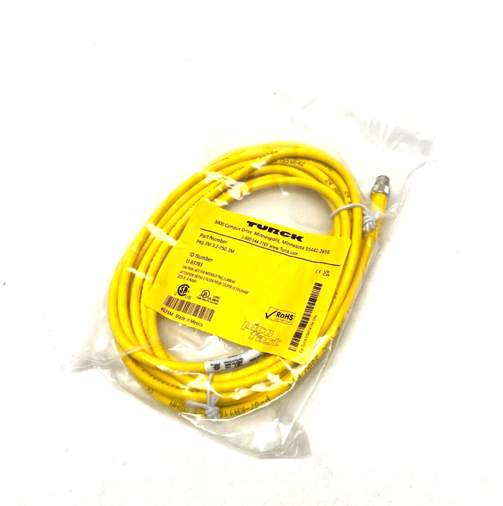Turck PKG 3M-3.2-PSG 3M Picofast Double Ended Cordset U-83783