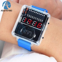 Electronic Watch DIY Kit LED Digital Tube Display Soldering Project Practice