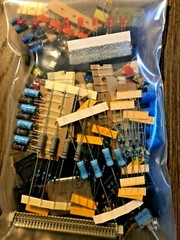 1 LB of ELECTRONIC PARTS COMPONENTS DIY ASSORTMENT ALL NEW NO PULLS SALE!
