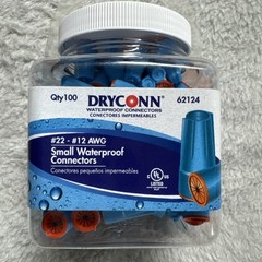 DryConn Wire Connector Waterproof Corrosion Resistant . ( 100-Pack ) 62124 New