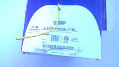 CAT5E 350MHz CMR unshielded twisted pair yellow 1000 ft (DAMAGE BOX)