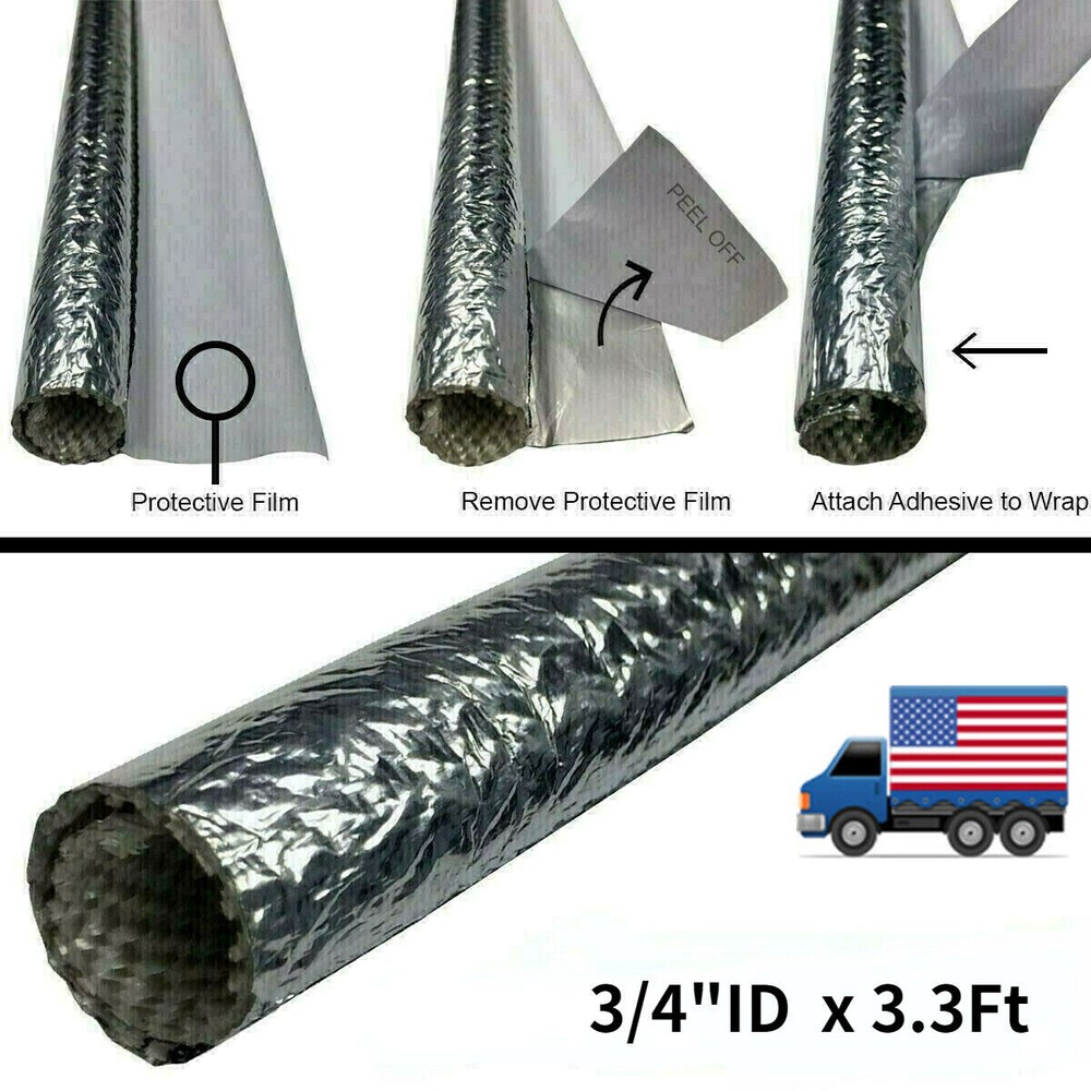 3/4″ Automotive Cable Wire Loom High Temp Protection Sleeve Wrap for Hose Line