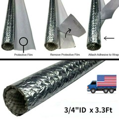 3/4″ Automotive Cable Wire Loom High Temp Protection Sleeve Wrap for Hose Line