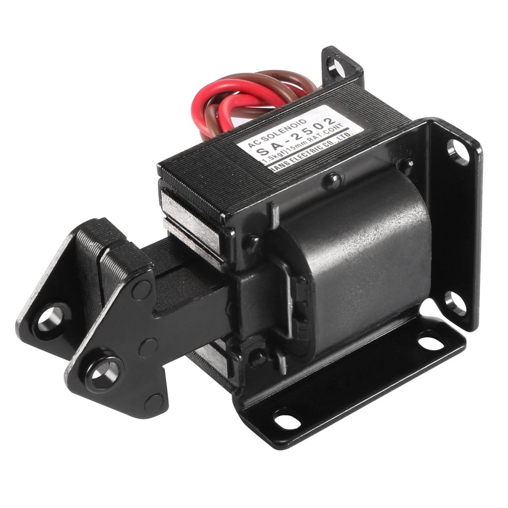 AC220V 14.7N 15mm Energy AC Magnet Solenoid Electromagnet