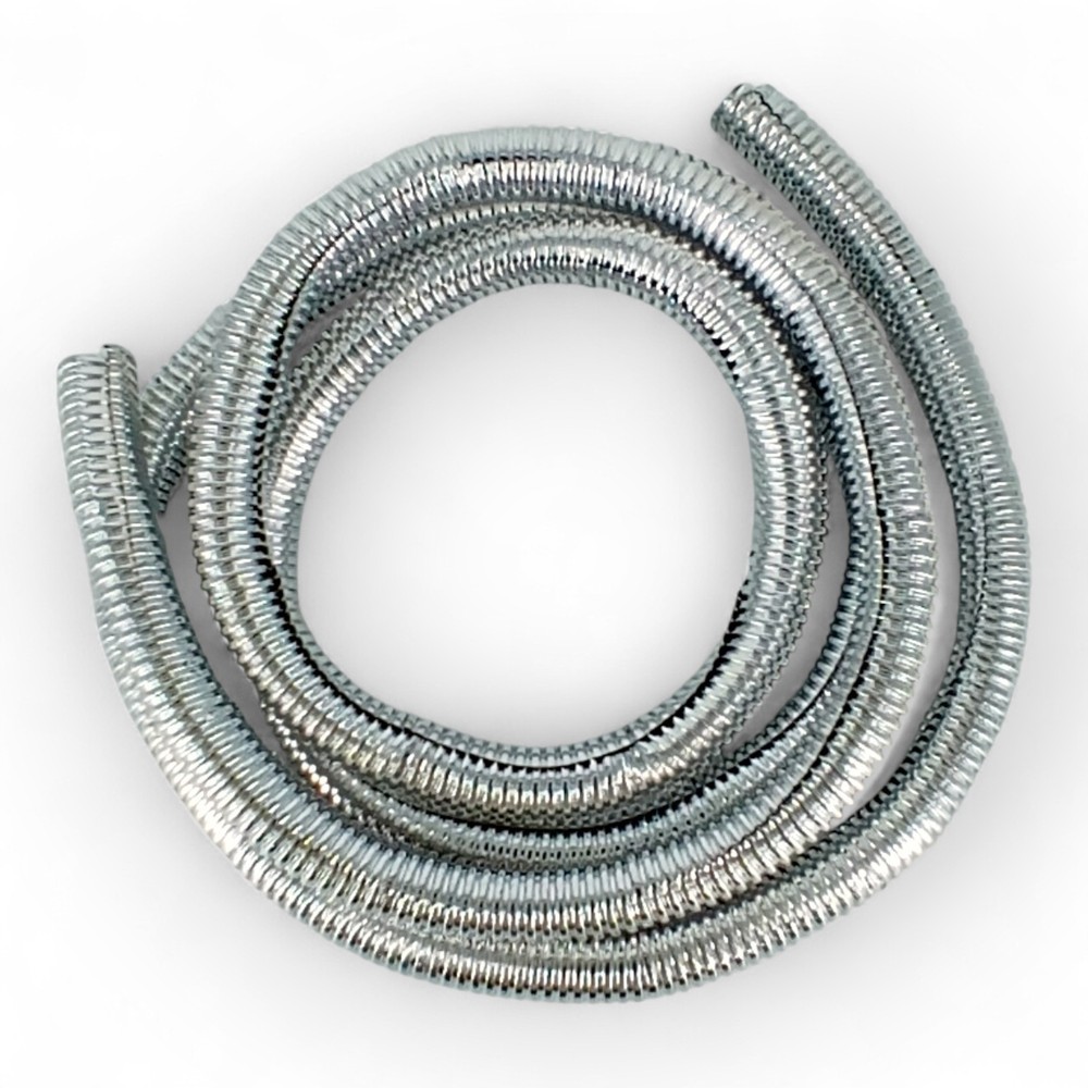United Pacific 34802 72-inch Long ½” Diameter Chrome Wire Loom