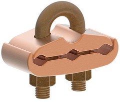 NIB – Burndy – GK6429 – Mechanical Grounding Connector 3 Cables To Rod Or Pipe