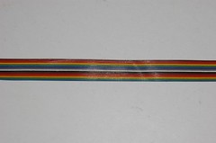 2′ Spectra Strip Flat Ribbon Cable 28 AWG, 16 Conductor Multi-color 0.59″W