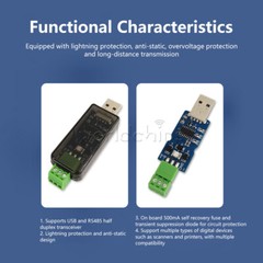 USB to RS485 Communication Module Adapter CH343G Chip Driver Converter New