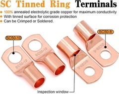 1/0 Gauge Wire Copper Clad Aluminum CCA 40FT AWG 1/0, 20FT-RED/Black