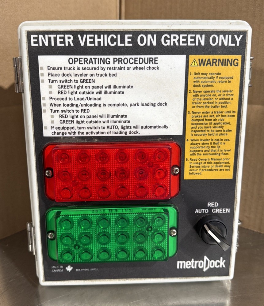 MetroDock LCP-201 Dock Light Control Panel Nos Surplus