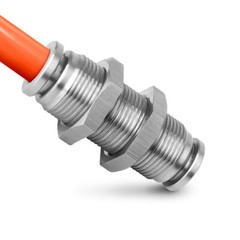 Pneumatic Push-in Fittings Tube Hose Bulkhead Connector A2 Stainless PM 4-16mm