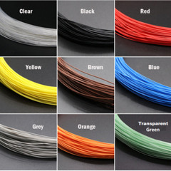 7-15AWG PTFE Silver Plated Copper Stranded Electrical Wire DIY Headphone Cable